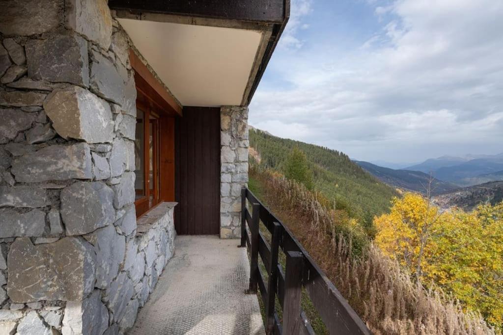 L'Arc-En-Ciel - Appartement Sur Les Hauteurs Du Mottaret Avec Acces Aux Pistes Les Allues Exterior foto