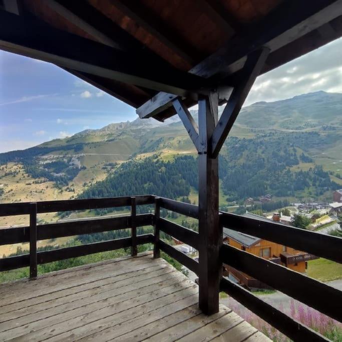 L'Arc-En-Ciel - Appartement Sur Les Hauteurs Du Mottaret Avec Acces Aux Pistes Les Allues Exterior foto