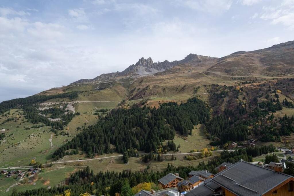 L'Arc-En-Ciel - Appartement Sur Les Hauteurs Du Mottaret Avec Acces Aux Pistes Les Allues Exterior foto