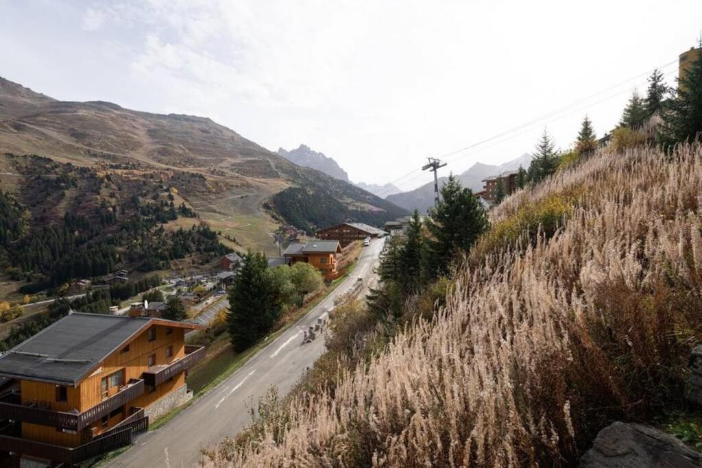 L'Arc-En-Ciel - Appartement Sur Les Hauteurs Du Mottaret Avec Acces Aux Pistes Les Allues Exterior foto