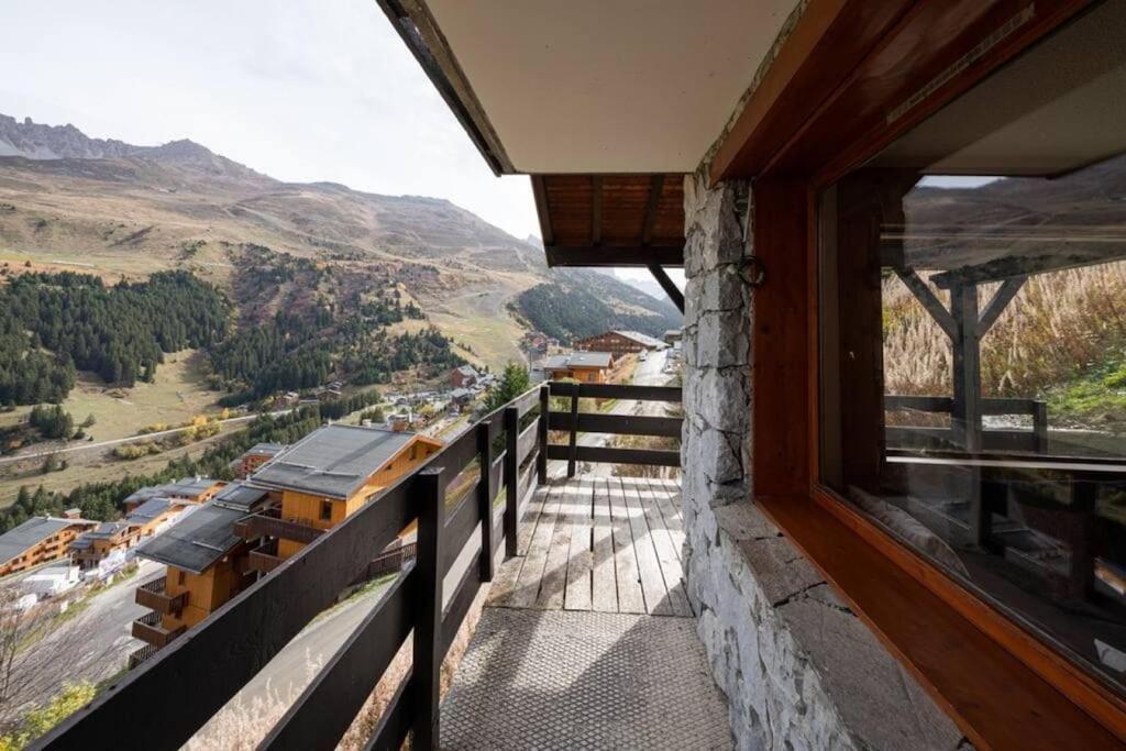 L'Arc-En-Ciel - Appartement Sur Les Hauteurs Du Mottaret Avec Acces Aux Pistes Les Allues Exterior foto