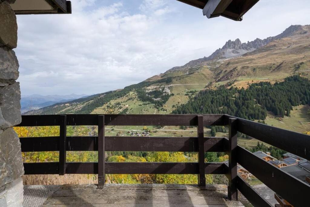 L'Arc-En-Ciel - Appartement Sur Les Hauteurs Du Mottaret Avec Acces Aux Pistes Les Allues Exterior foto